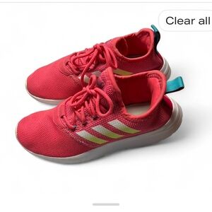 Adidas women Pink and White Sneakers